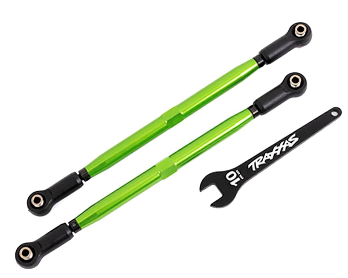 Traxxas X-Maxx WideMaxx Aluminum Front Toe Links (Green) (2)