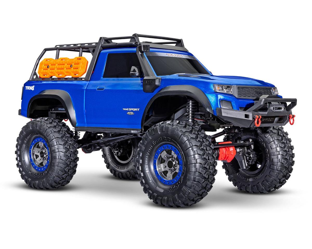 Traxxas TRX-4 Sport High Trail Edition 1/10 Scale Trail Rock Crawler (Blue) w/TQ 2.4GHz Radio