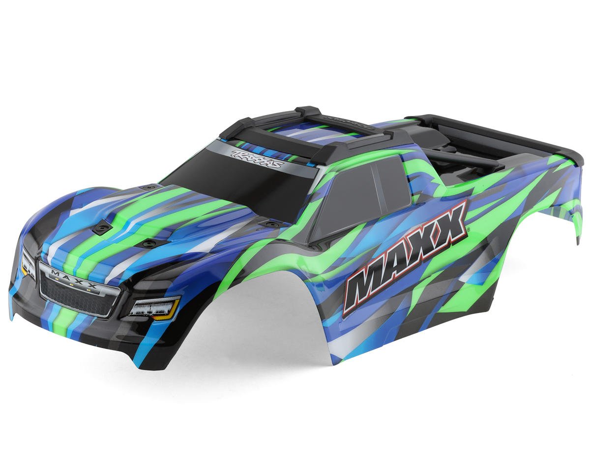 Traxxas WideMaxx Pre-Painted Truck Body (Green)
