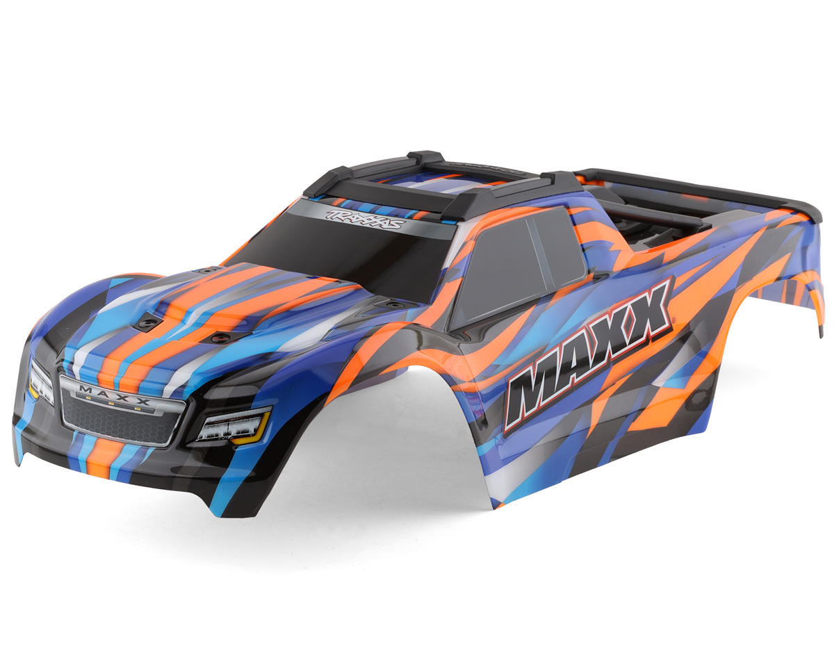 Traxxas WideMaxx Pre-Painted Truck Body (Orange)