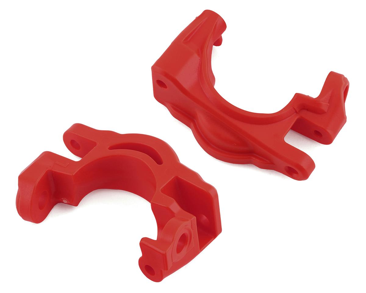 Traxxas Hoss/Rustler/Slash 4x4 Extreme Heavy Duty Caster Blocks (Red) (2)