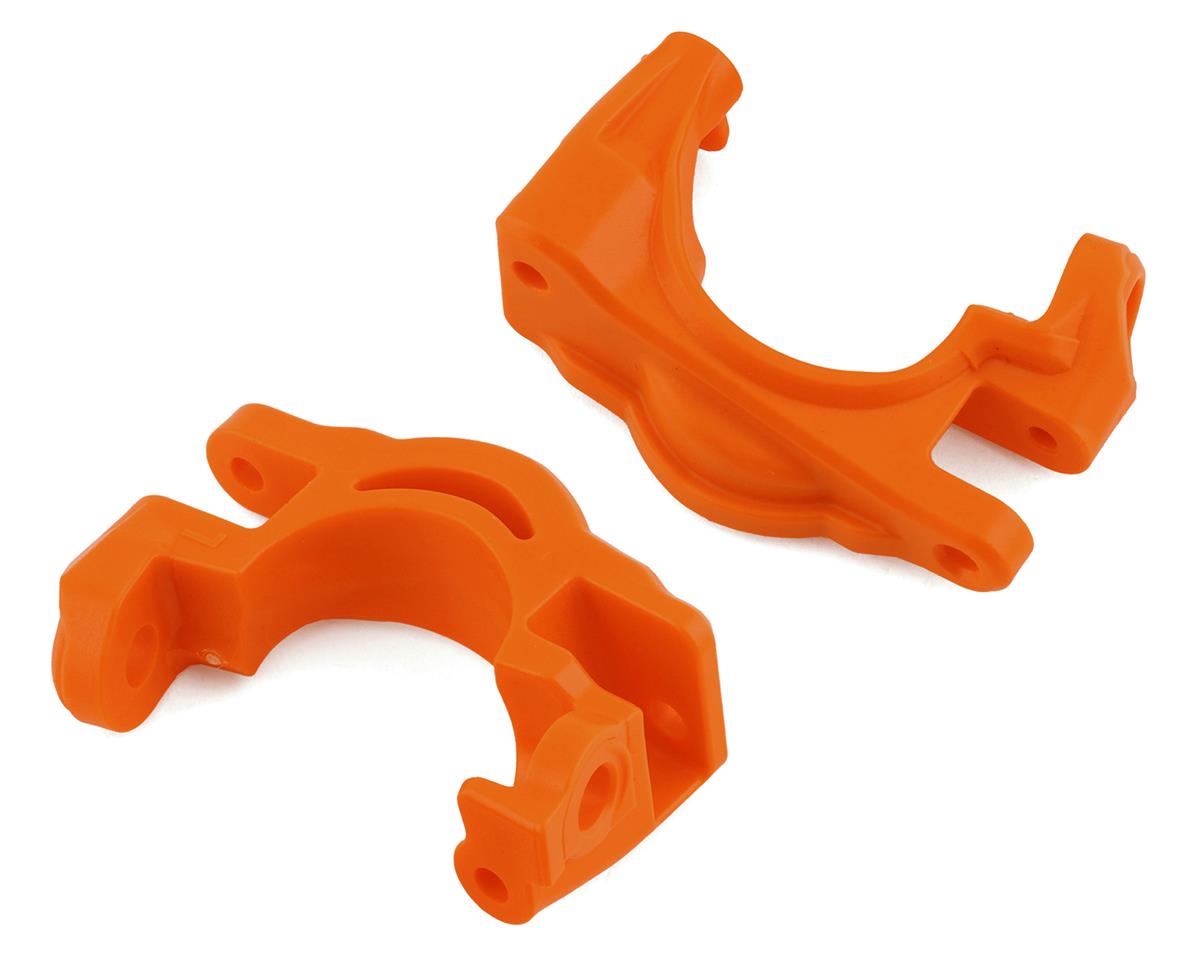 Traxxas Hoss/Rustler/Slash 4x4 Extreme Heavy Duty Caster Blocks (Orange) (2)