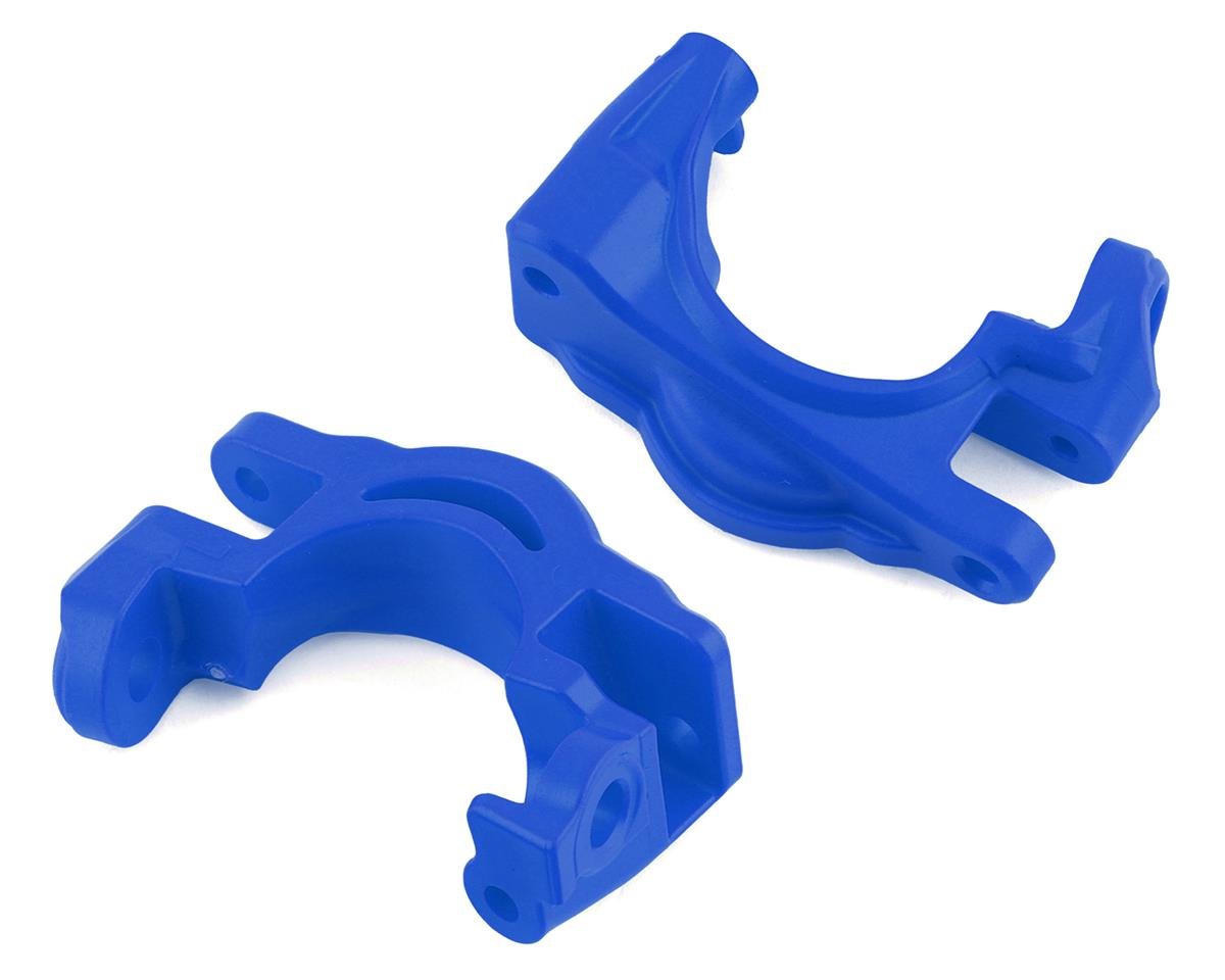 Traxxas Hoss/Rustler/Slash 4x4 Extreme Heavy Duty Caster Blocks (Blue) (2)