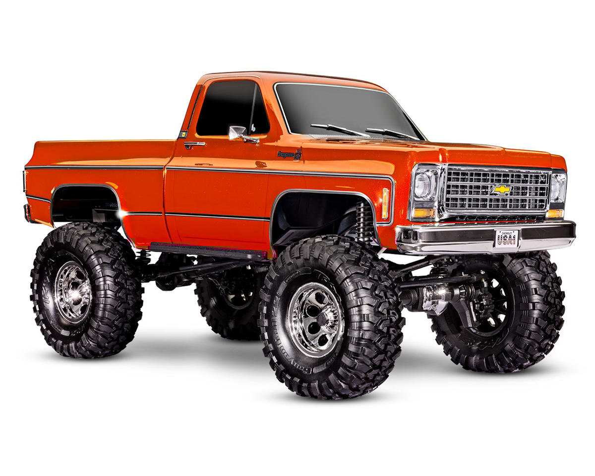 Traxxas TRX-4 1/10 High Trail Edition RC Crawler w/'79 Chevy K10 Truck Body (Copper) &/TQi 2.4GHz Radio