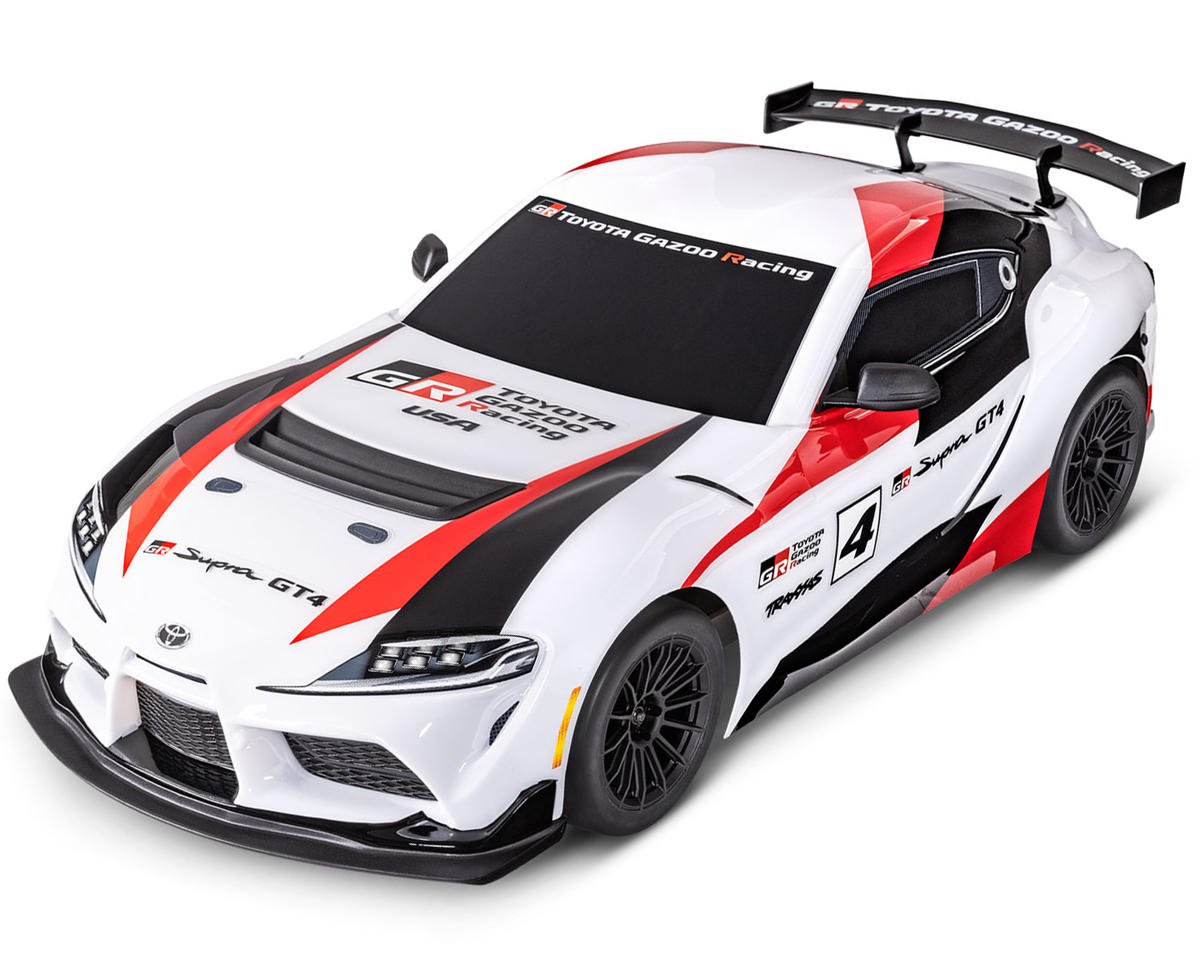 Traxxas 4-Tec 3.0 1/10 Toyota Supra GT4 Body Set (Clear) w/Clipless Mounts, Accessories & Decals