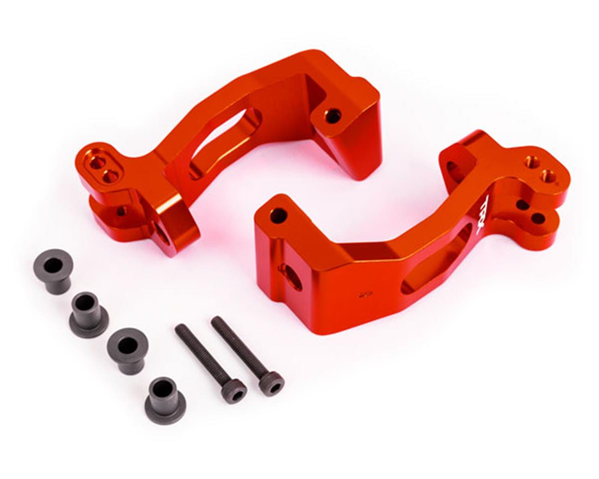 Traxxas Sledge Aluminum Caster Blocks Left & Right (Red) (2)