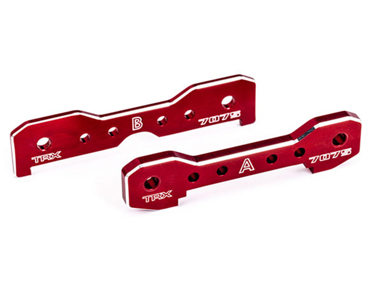 Traxxas Sledge® Aluminum Front Tie Bars (Red) (2)