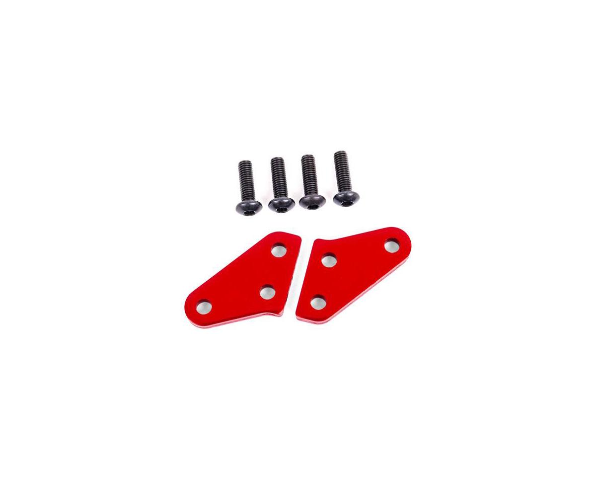 Traxxas Sledge® Aluminum Steering Block Arms (Red) (2)