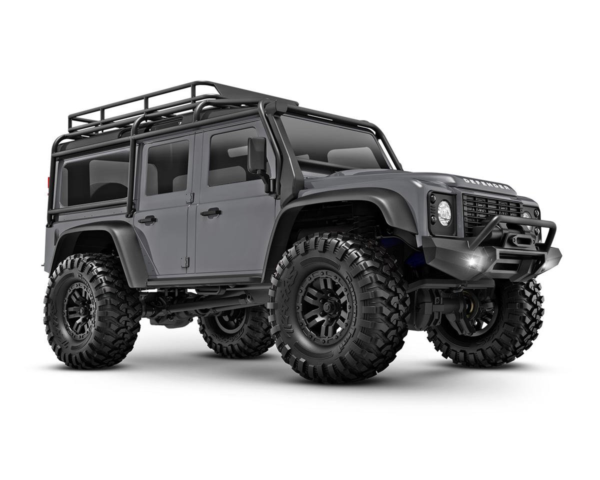 Traxxas TRX-4M® 1/18 RTR Electric Rock Crawler w/Land Rover Defender Body (Silver) w/TQ™ 2.4GHz Radio