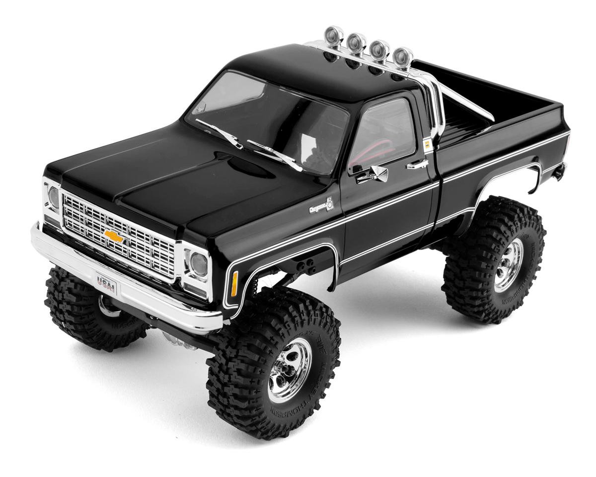Traxxas TRX-4M 1/18 High Trail Edition Micro Rock Crawler w/Chevrolet K10 Body (Black) & TQ 2.4GHz Radio