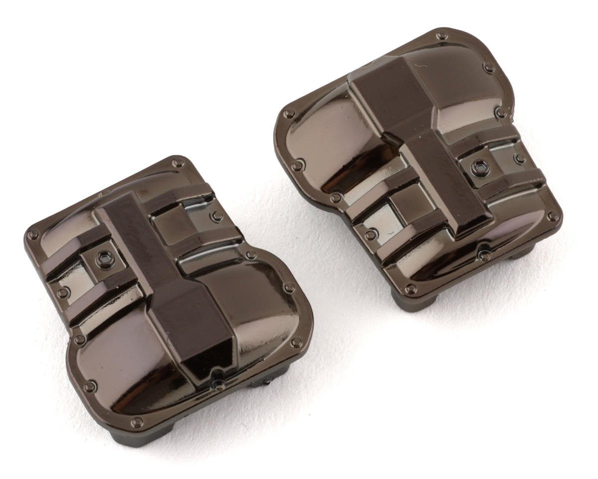 Traxxas TRX-4M Axle Cover (Black Chrome) (2)