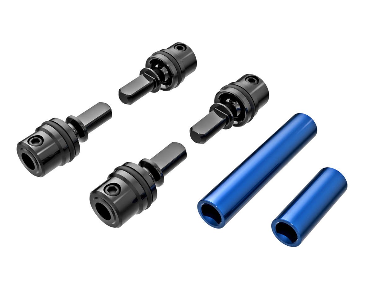 Traxxas TRX-4M Metal Driveshafts (Blue) (2)