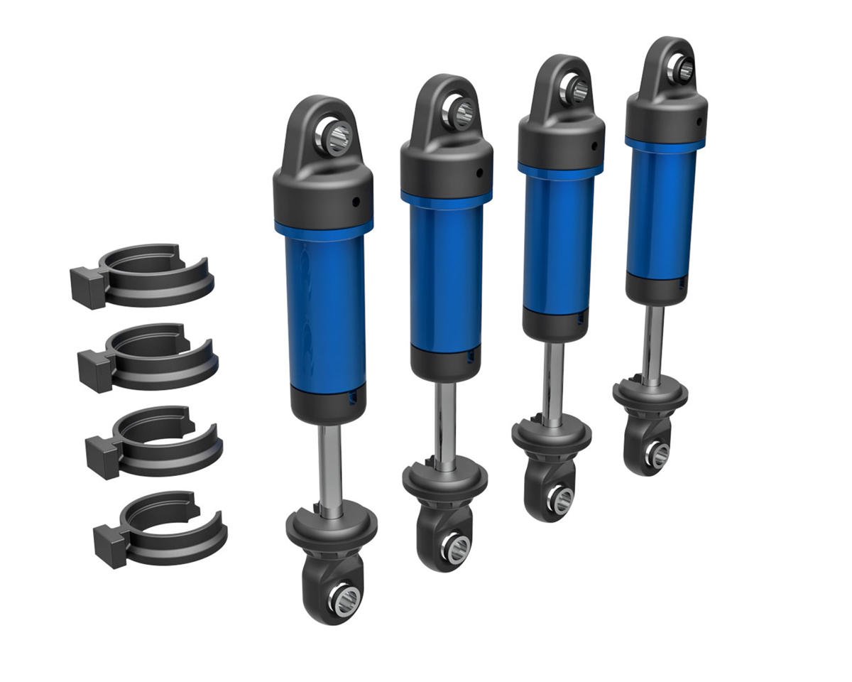 Traxxas TRX-4M Aluminum GTM Shocks (Blue) (4)