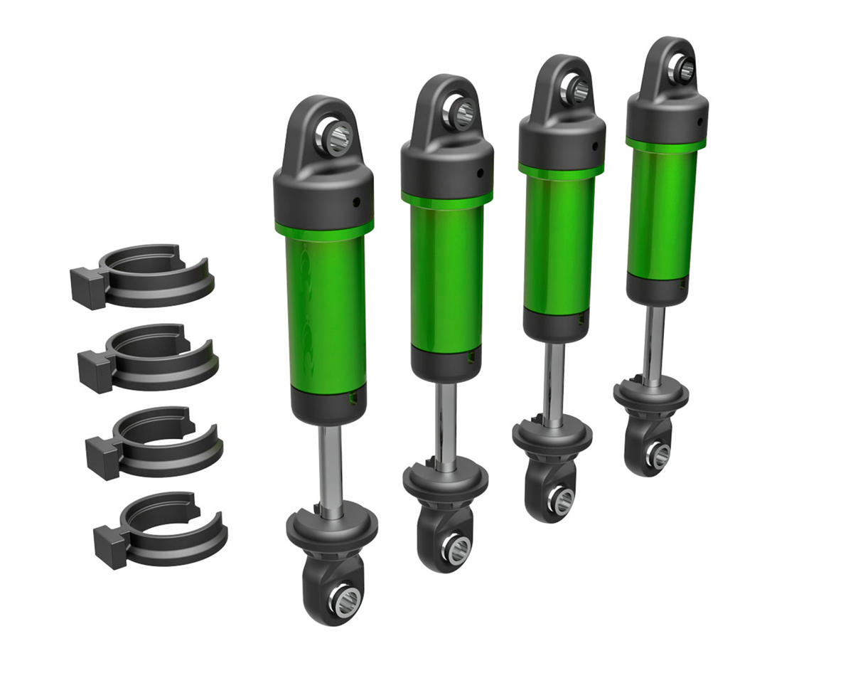 Traxxas TRX-4M Aluminum GTM Shocks (Green) (4)
