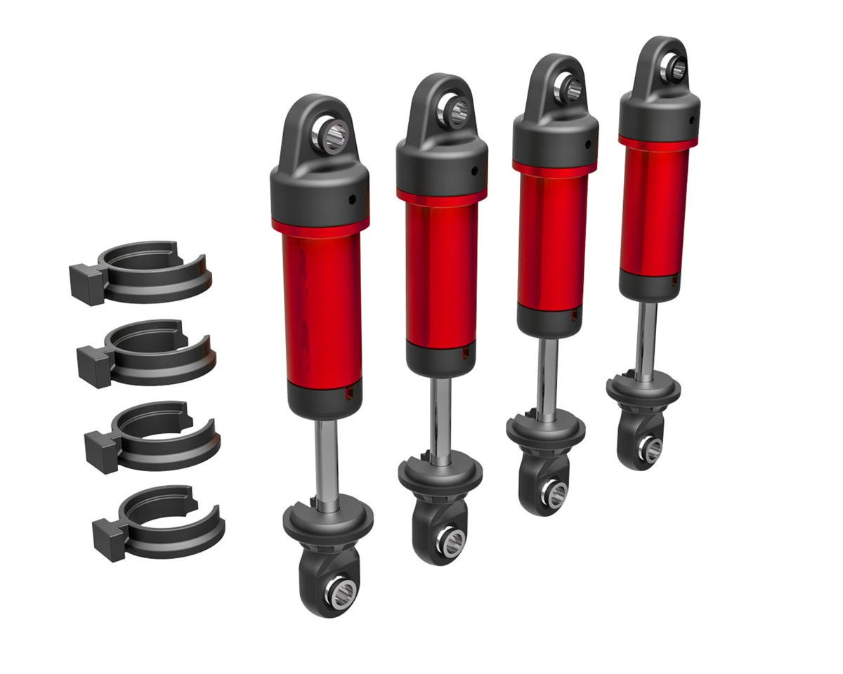 Traxxas TRX-4M Aluminum GTM Shocks (Red) (4)