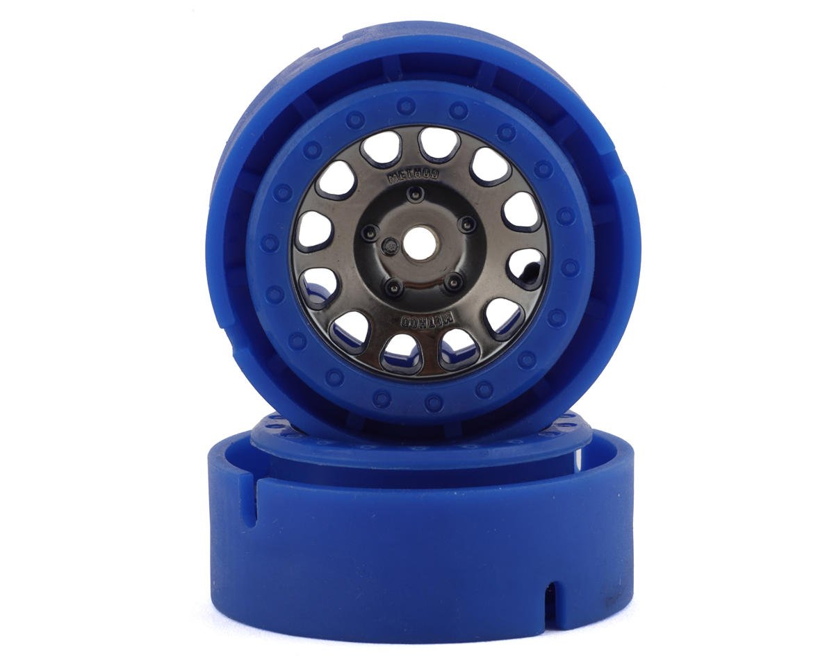 Traxxas 1.0" Micro Method Beadlock Rims (Blue) (2) (TRX-4M)