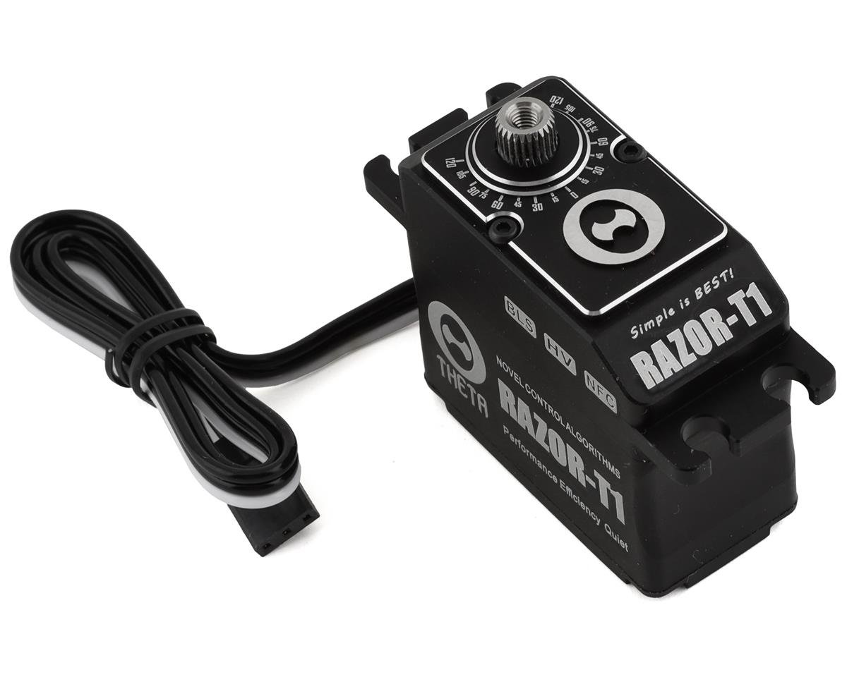 Theta Servos Razor-T1 Brushless High Voltage Tail Servo (Black)