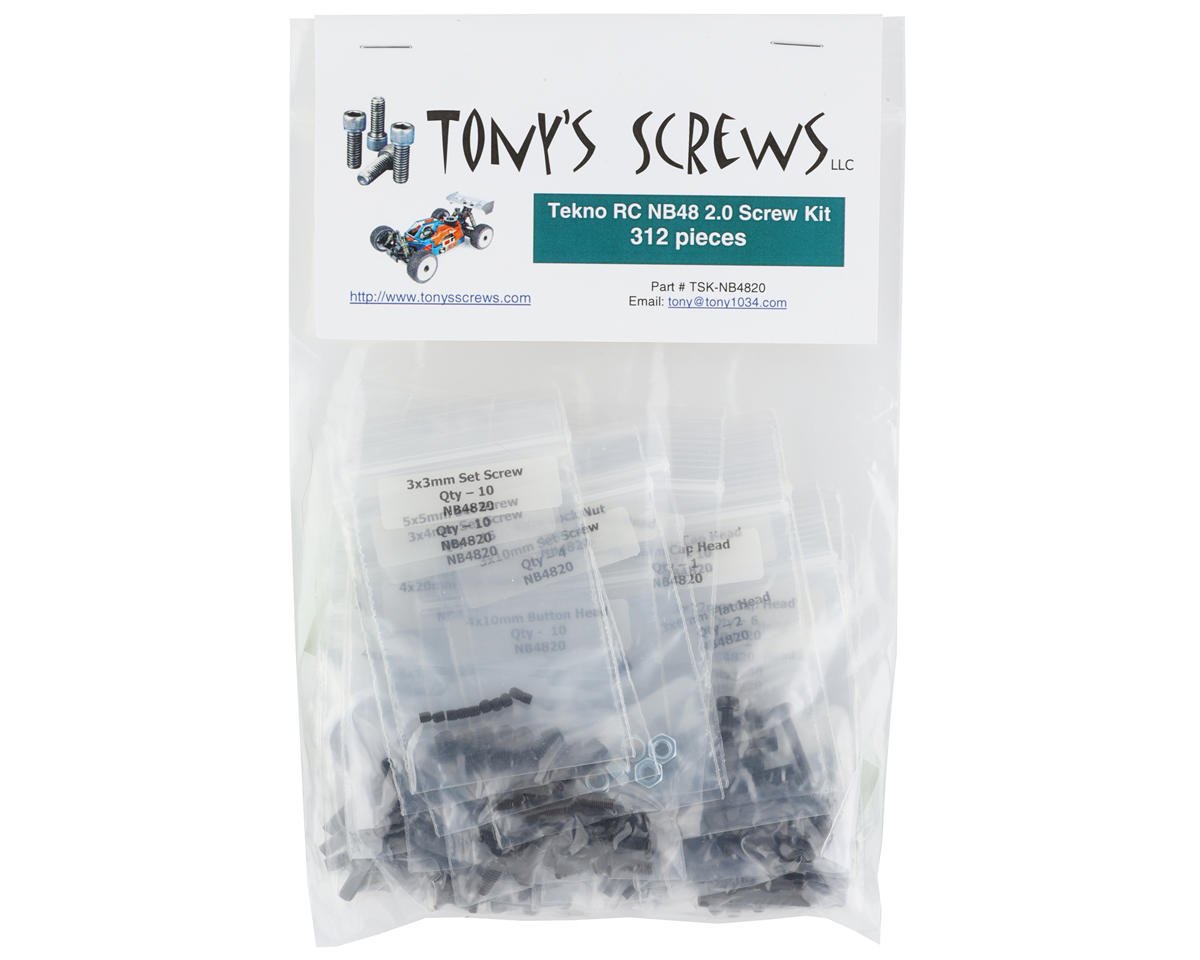 Tonys Screws Tekno RC NB48 2.0 Screw Kit