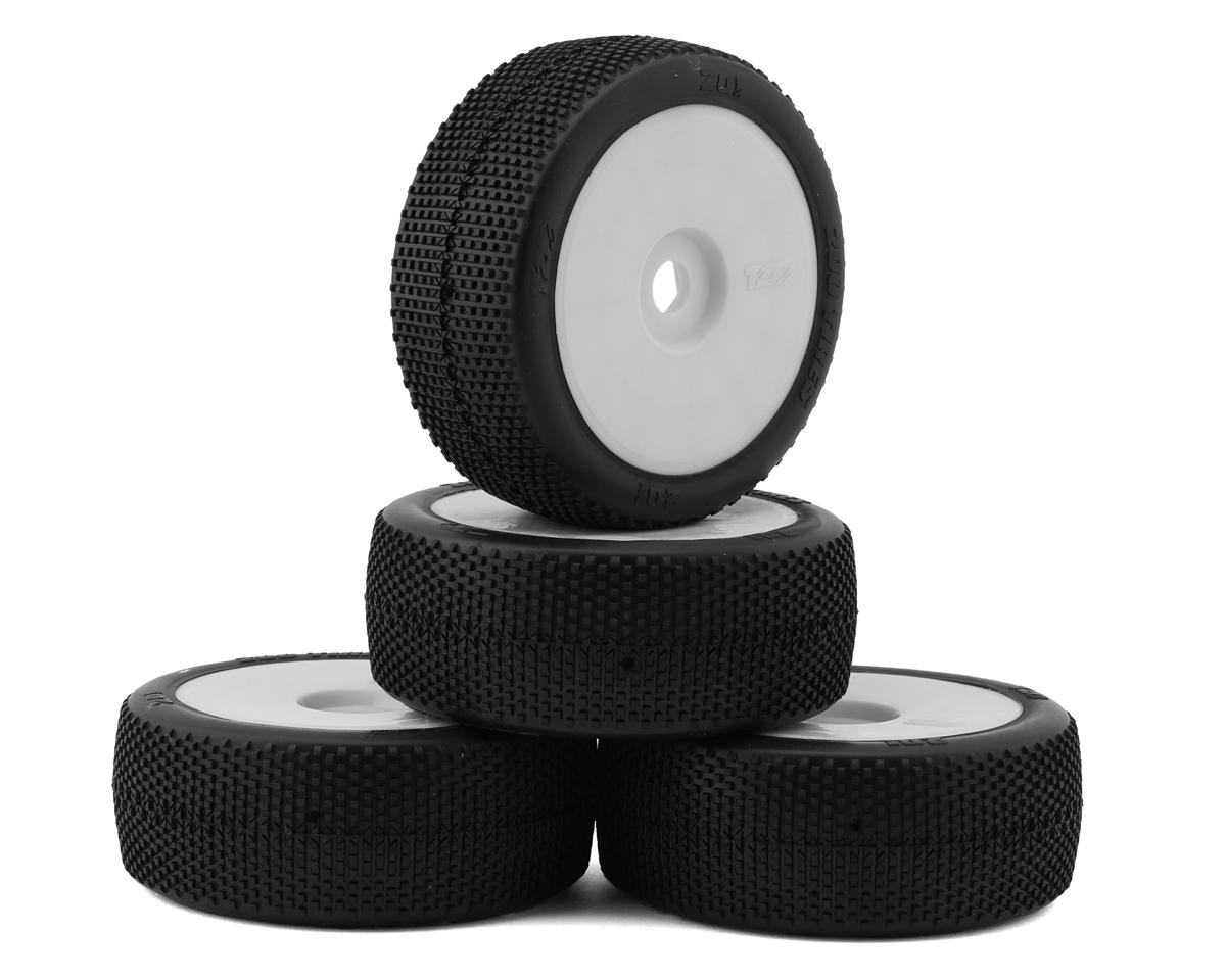 TZO Tires 201 1/8 Buggy Pre-Glued Tire Set (White) (4) (Ultra Soft)