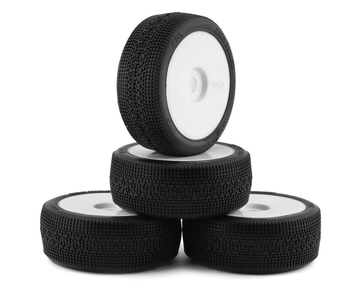 TZO Tires 401 1/8 Buggy Pre-Glued Tire Set (White) (4) (Soft)