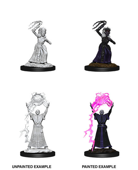 D&D: Nolzur's Marvelous Miniatures - Drow Mage & Drow Priestess (90071