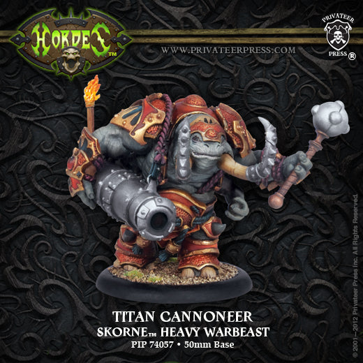 Hordes: Skorne - Titan Cannoneer / Gladiator / Sentry, Heavy Warbeast