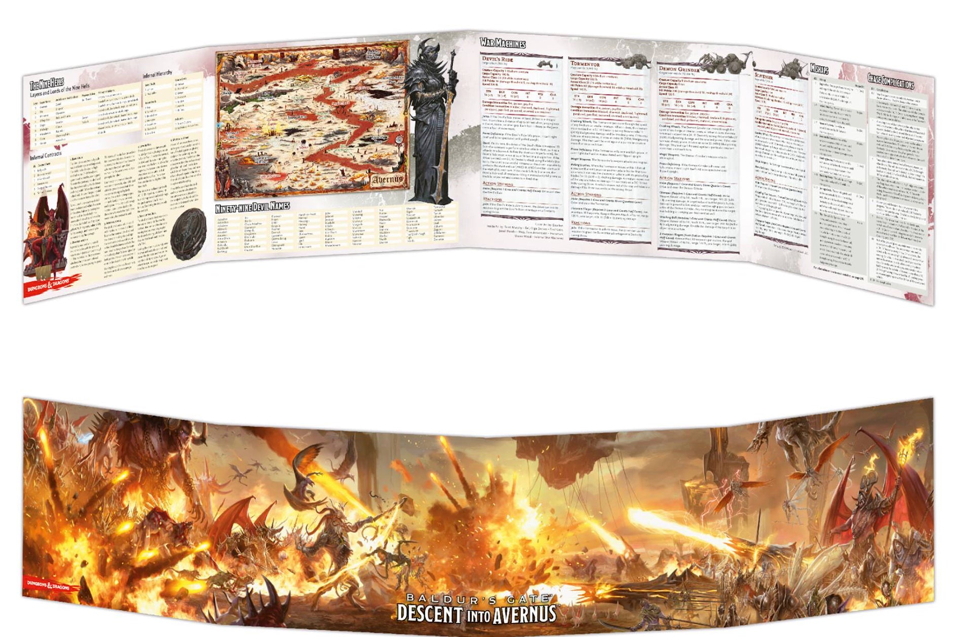 D&D 5E: Adventure 12 - Baldur's Gate: Descent into Avernus - GM Screen