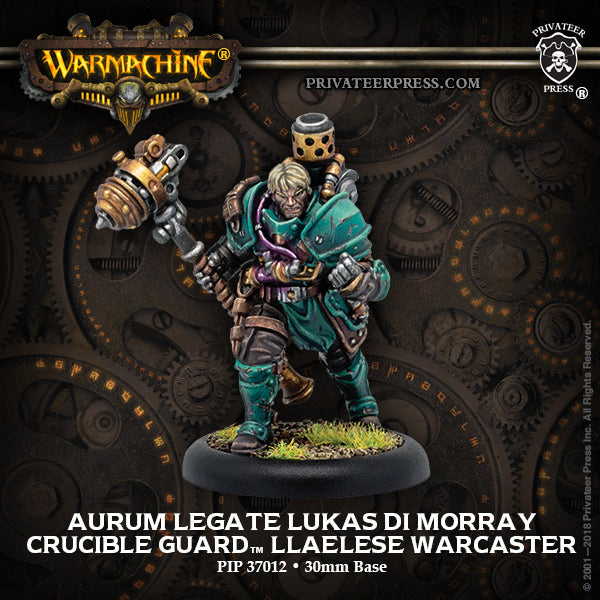 Warmachine: Crucible Guard - Aurum Legate Lukas di Morray, Llaelese Wa