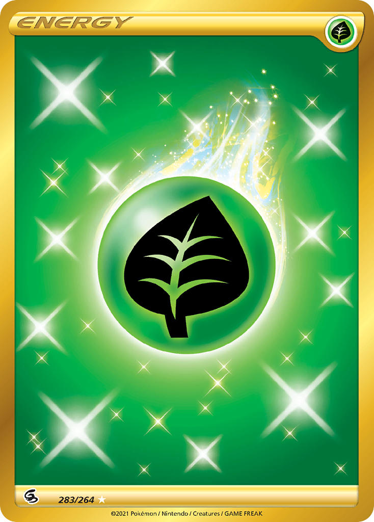 Grass Energy (Secret) - 283/264 (SWSH08) Secret Rare - Near Mint Holof
