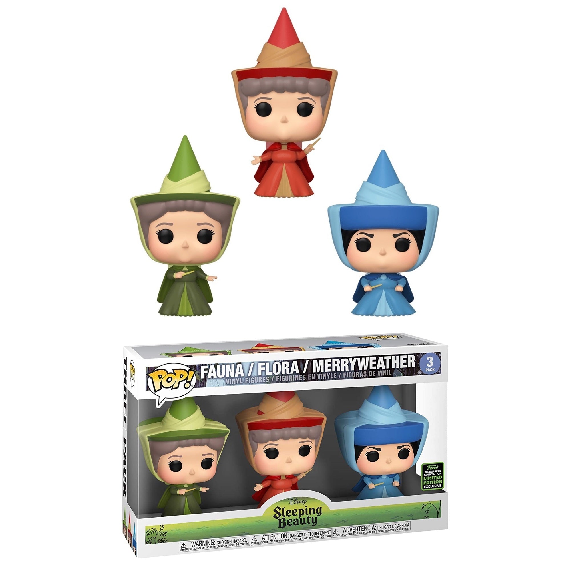 POP Figure Box Set: Disney - Fauna / Flora / Merryweather (3 Pack) (20