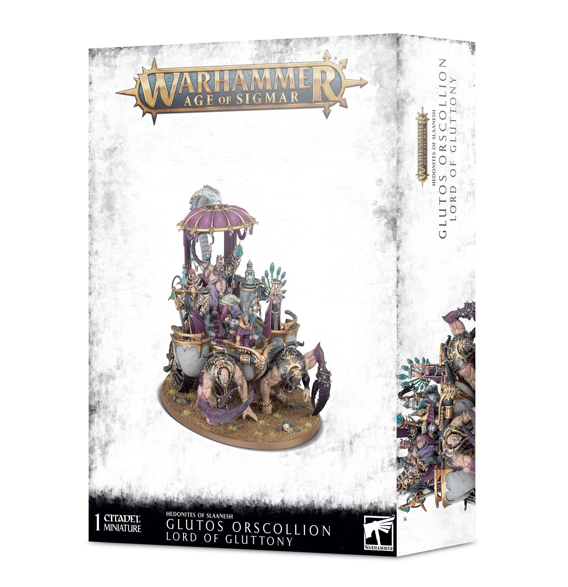 Age of Sigmar: Hedonites of Slaanesh - Glutos Orscollion Lord of Glutt