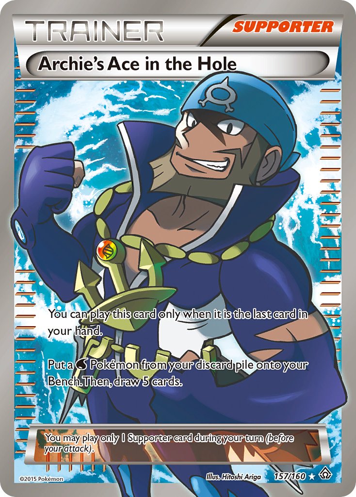 Archie's Ace in the Hole (Full Art) - 157/160 (PRC) Ultra Rare - Near