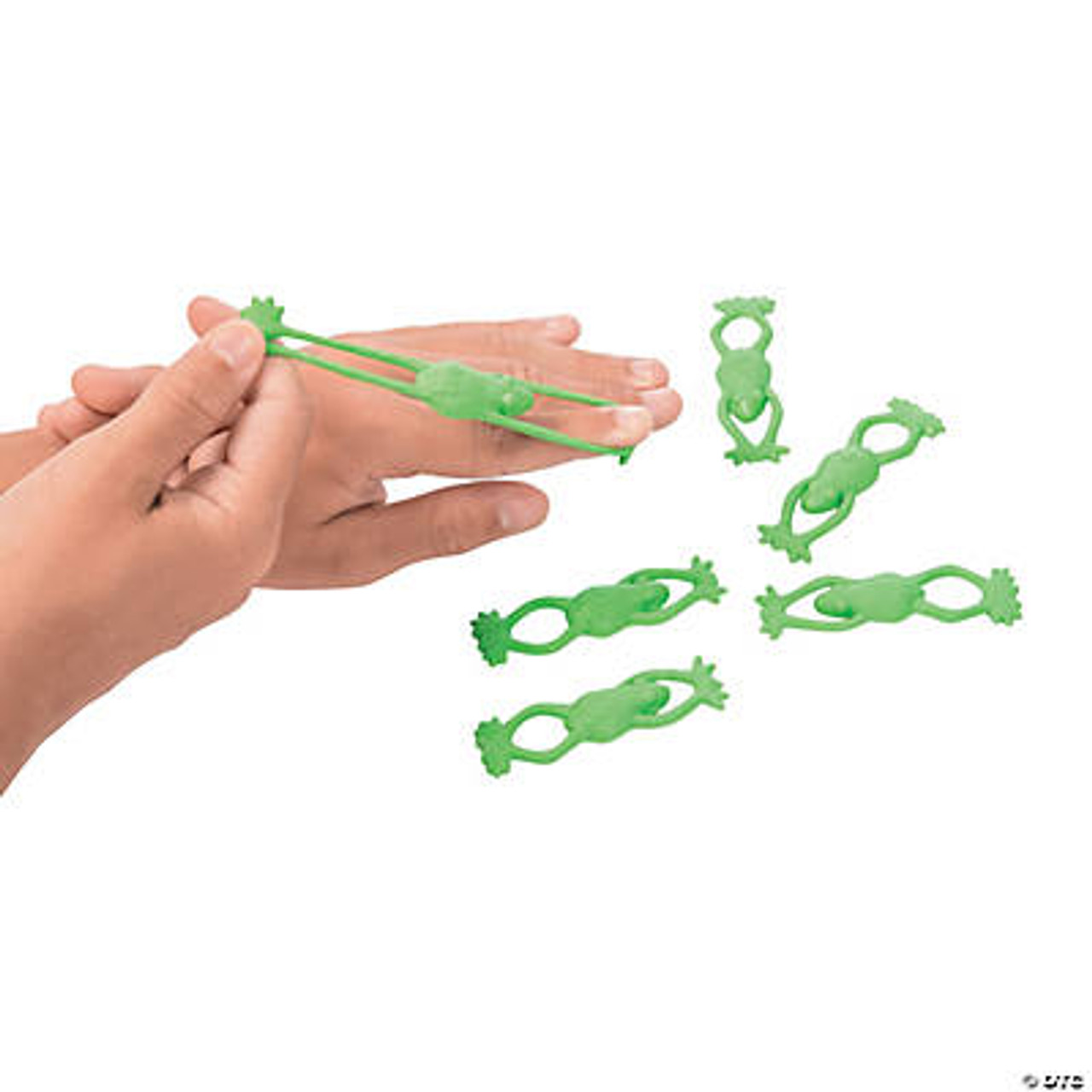 Vinyl Stretchable Flying Frogs - 1 Dozen