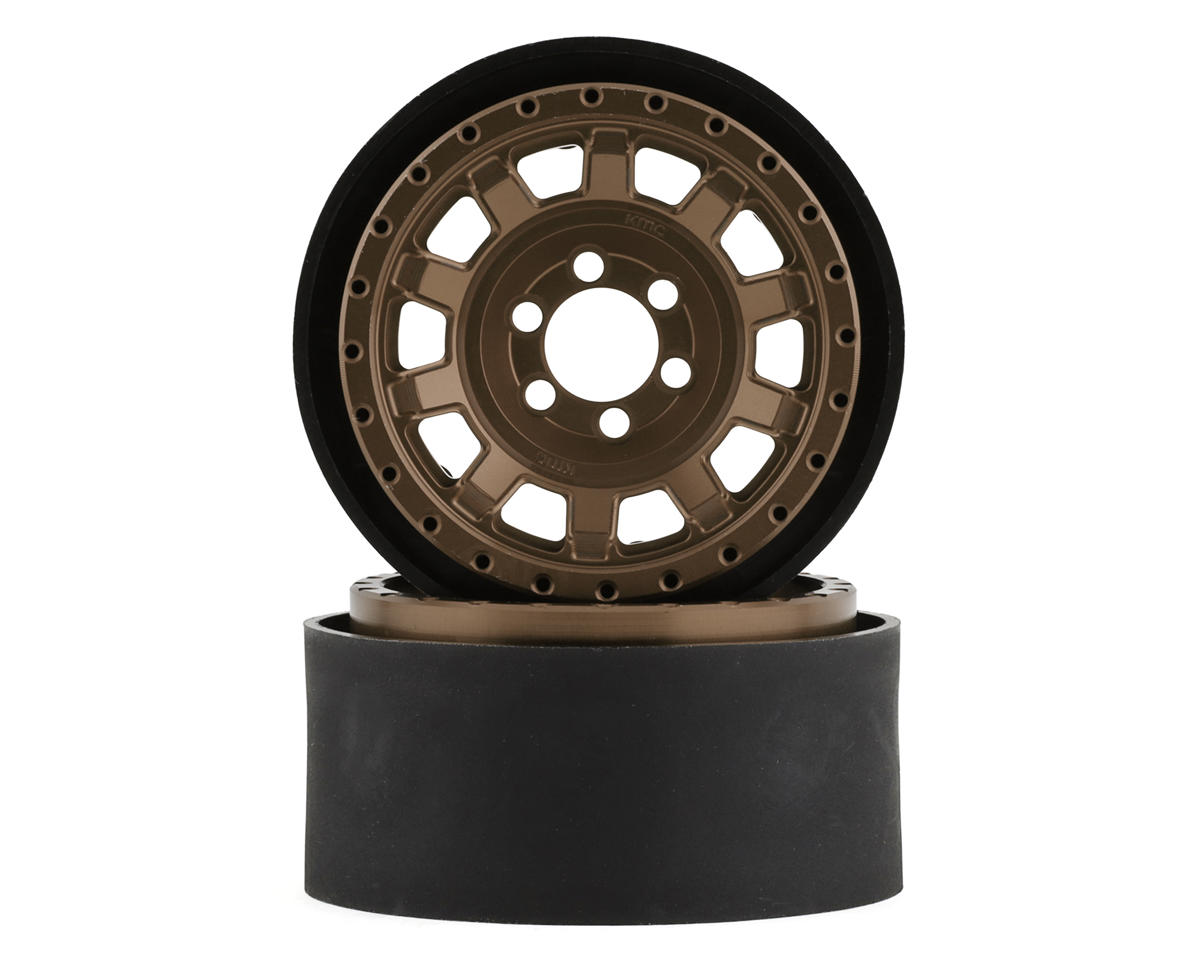 Vanquish Products KMC KM236 Tank 2.2" Beadlock Crawler Wheels (Bronze) (2)