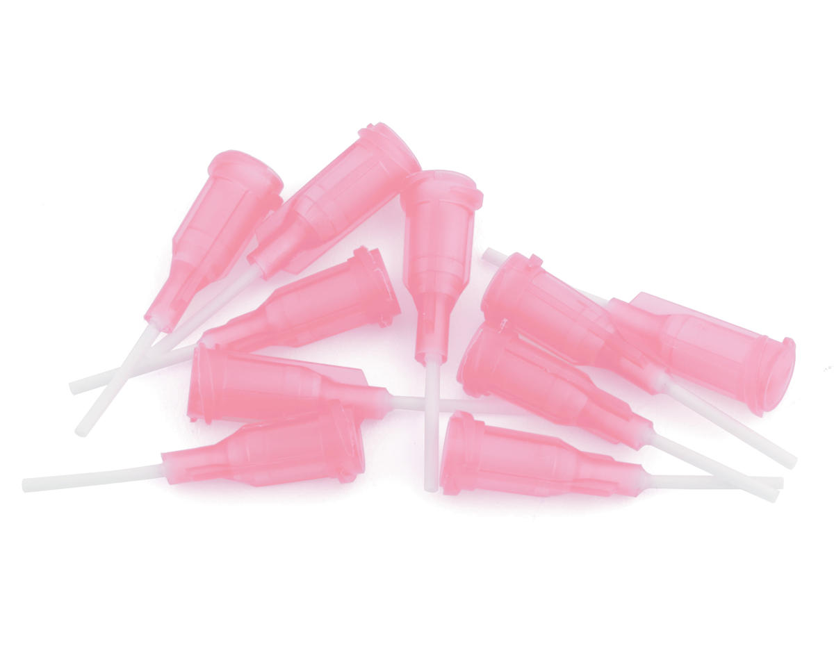 Vision Racing Thin Flexible Glue Tips (Pink) (10)