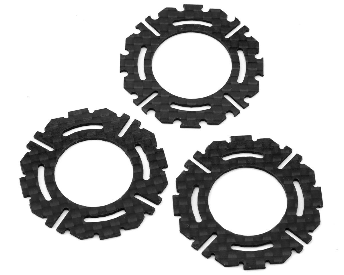 Vision Racing Team Associated Octalock CFCS Slipper Pads (3) (19mm)