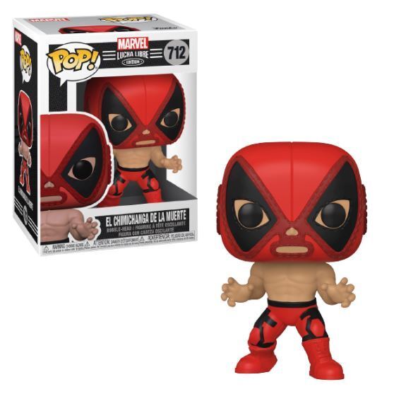 POP Figure: Marvel Lucha Libre #0712 - Deadpool (El Chimichanga de la