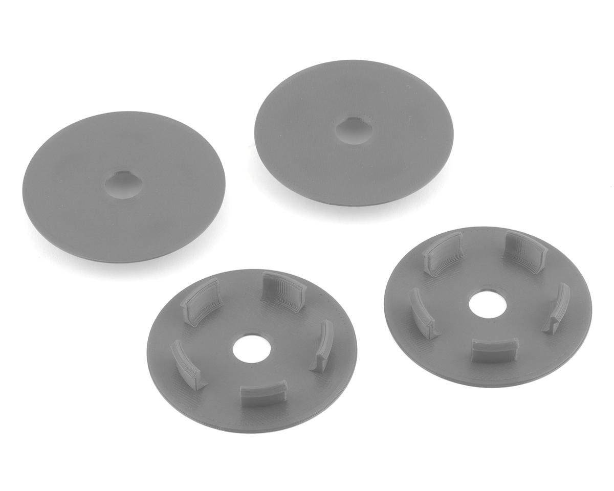 Webster Mods Solid Spoked Wheel Mud Plugs for Traxxas Slash (Grey) (4)