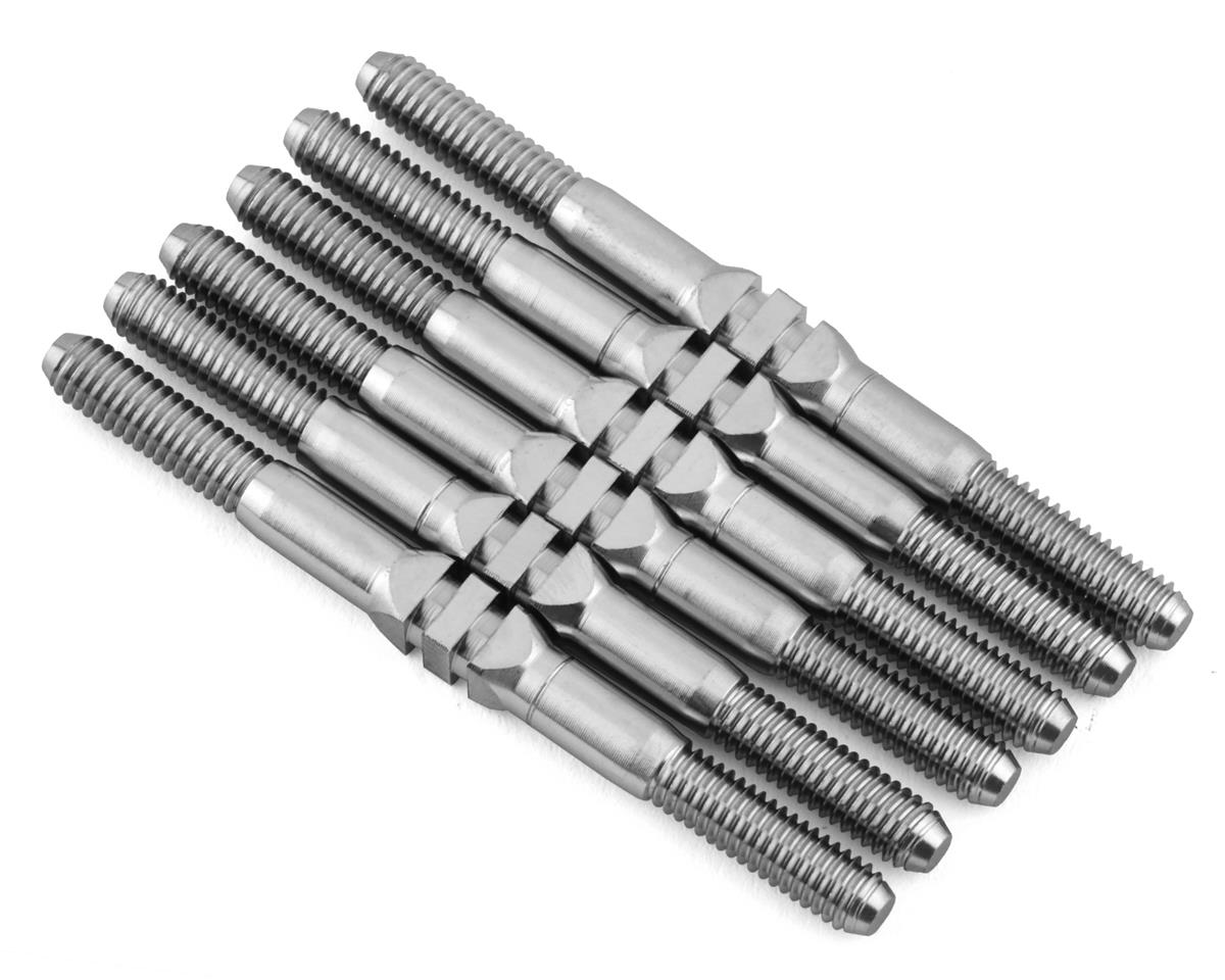 Whitz Racing Products HyperMax DR10M 3.5mm Titanium Turnbuckle Kit (Silver)