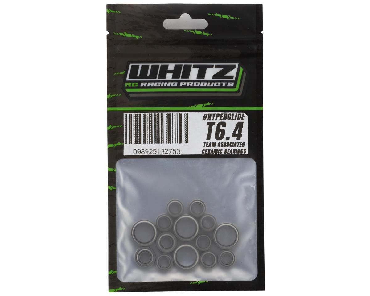 Whitz Racing Products Associated RC10T6.4 HyperGlide Full Ceramic Bearing Kit