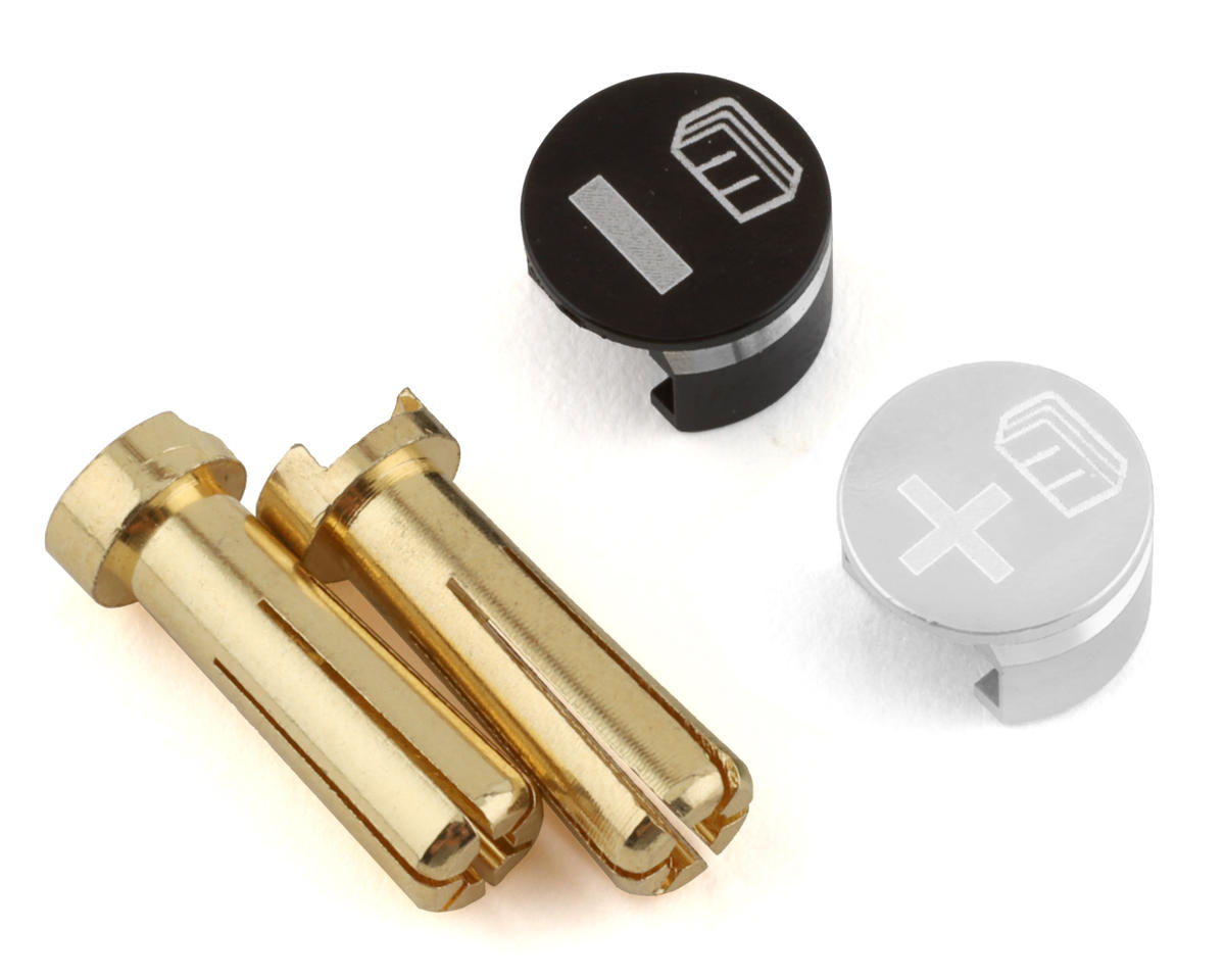 Whitz Racing Products Battery Grabs w/5mm Bullets (Silver)