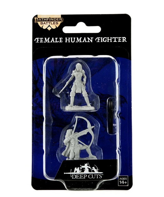 Pathfinder Battles: Deep Cuts - Human Fighter Female (90326)