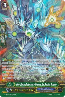 Blue Storm Deterrence Dragon, Ice Barrier Dragon (G-BT09/021EN SP)