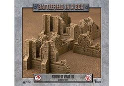 Battlefield in a Box (BB614) - Gothic Battlefields: Walls - Sandstone
