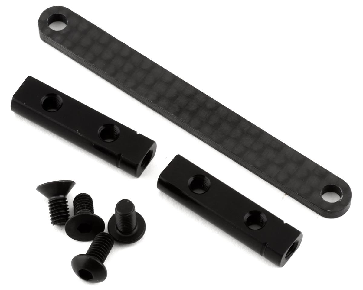 XRAY XB2 2022 Aluminum Servo Holder & Graphite Bridge