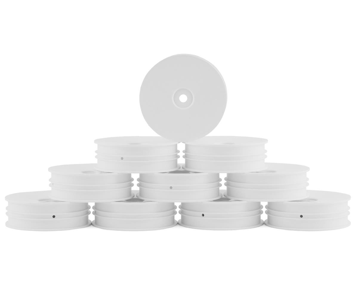XRAY Slim "Aerodisk" 2WD Front Buggy Wheels (White) (10) (XB2) w/12mm Hex