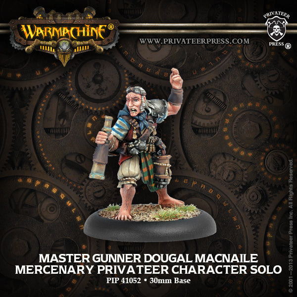 Warmachine: Mercenaries - Privateer: Master Gunnr Dougal MacNaile, Cha