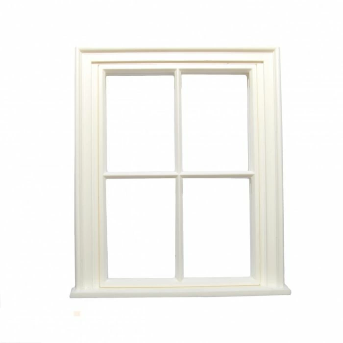 Plastic Victorian Small 4 Pane Window