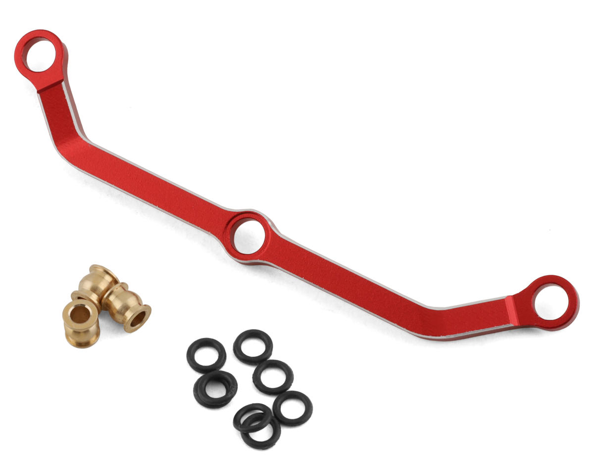 Yeah Racing Aluminum Steering Link for Traxxas TRX-4M (Red)