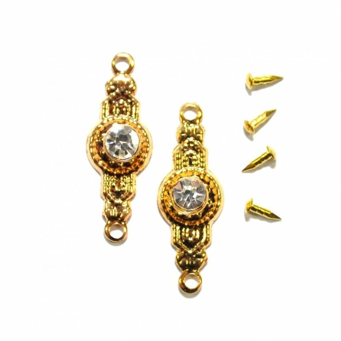 Pair of Crystal Door Knobs